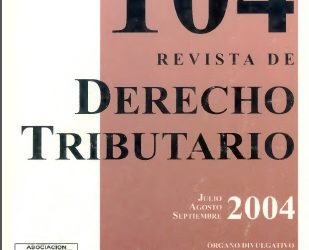 Revista de Derecho Tributario Nº 104 – 2004