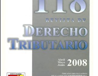 Revista de Derecho Tributario Nº 118 – 2008