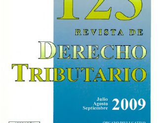 Revista de Derecho Tributario Nº 123 – 2009