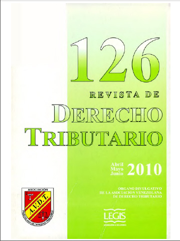 Revista de Derecho Tributario Nº 126 – 2010