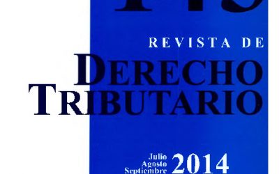 Revista de Derecho Tributario Nº 143 – 2014