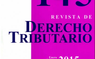Revista de Derecho Tributario Nº 145 – 2015