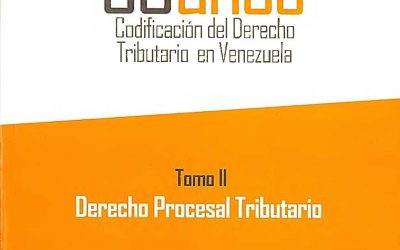 AA.VV., 30 Años de la Codificación del Derecho Tributario Venezolano. Tomo II: Derecho procesal tributario. Memorias de las XI Jornadas Venezolanas de Derecho Tributario, Asociación Venezolana de Derecho Tributario, Caracas, 2012.