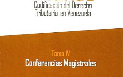 AA.VV., 30 Años de la Codificación del Derecho Tributario Venezolano. Tomo IV: Conferencias magistrales. Memorias de las XI Jornadas Venezolanas de Derecho Tributario, Asociación Venezolana de Derecho Tributario, Caracas, 2012.