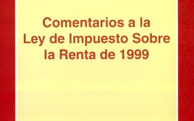 AA.VV., Comentarios a la Ley de Impuesto Sobre la Renta de 1999. Ciclo de Conferencias dictadas en la Academia de Ciencias Políticas y Sociales del 27 al 29 de junio de 2000, Academia de Ciencias Políticas y Sociales – Asociación Venezolana de Derecho Tributario, Serie Evento 15, Caracas, 2000.