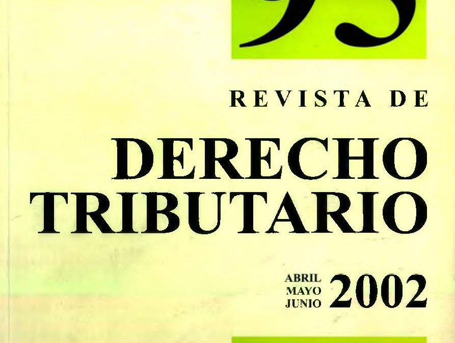 Revista de Derecho Tributario Nº 95 – 2002