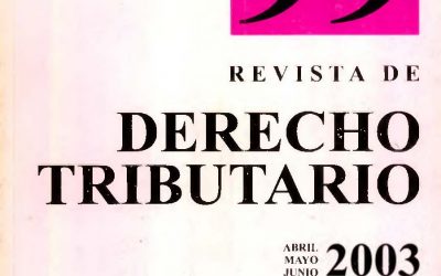Revista de Derecho Tributario Nº 99 – 2003