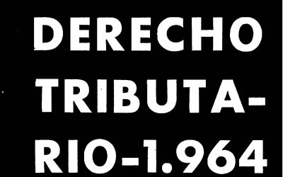 Revista de Derecho Tributario Nº 1 – 1964