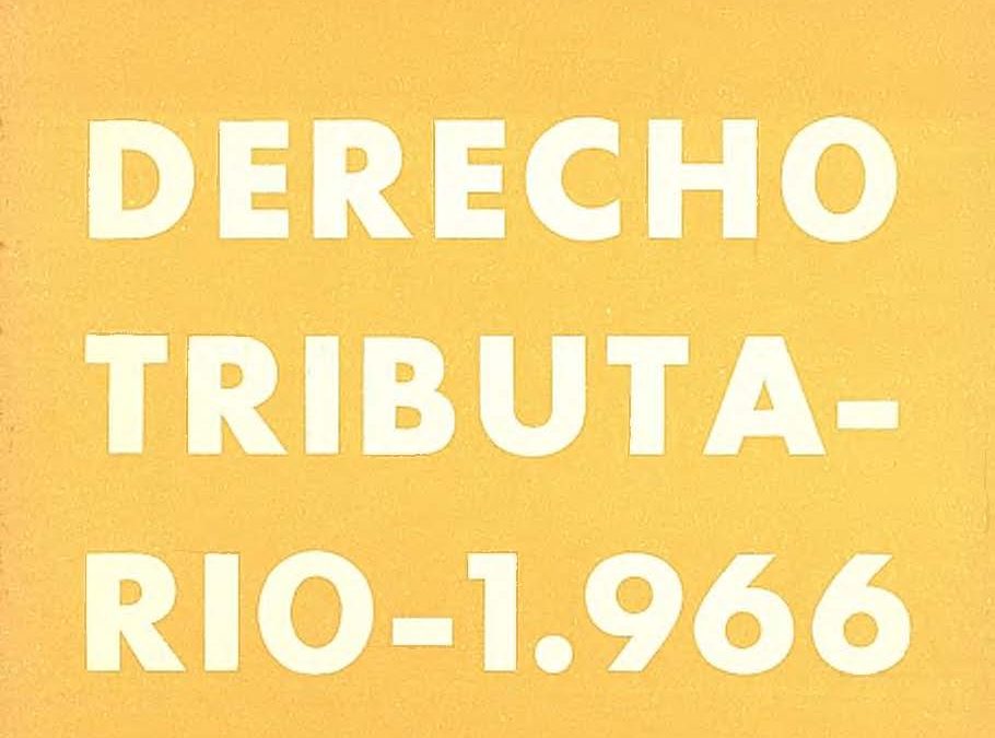 Revista de Derecho Tributario Nº 12 – 1966