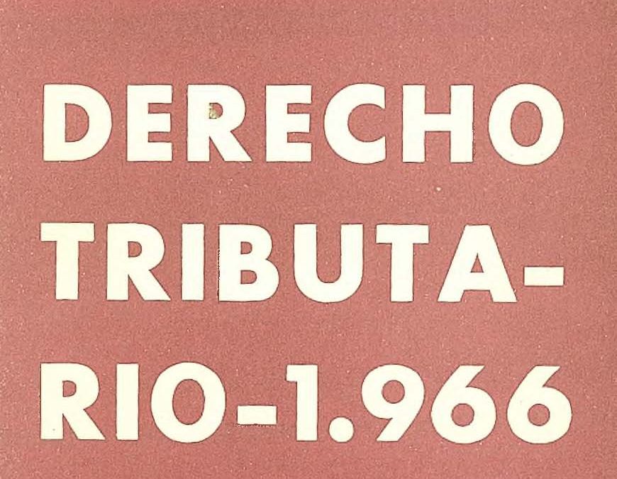 Revista de Derecho Tributario Nº 13 – 1966