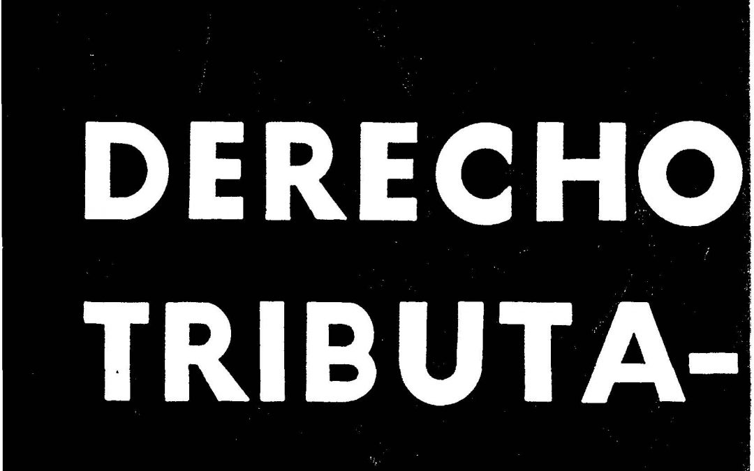 Revista de Derecho Tributario Nº 38 – 1970