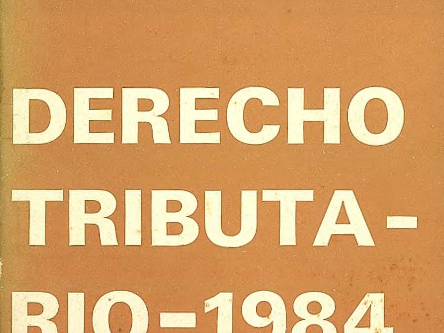 Revista de Derecho Tributario Nº 43 – 1984