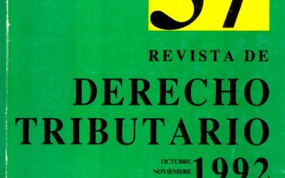 Revista de Derecho Tributario Nº 57 – 1992