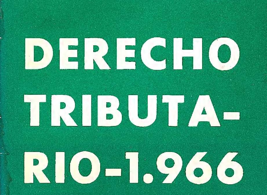 Revista de Derecho Tributario Nº 14 – 1966