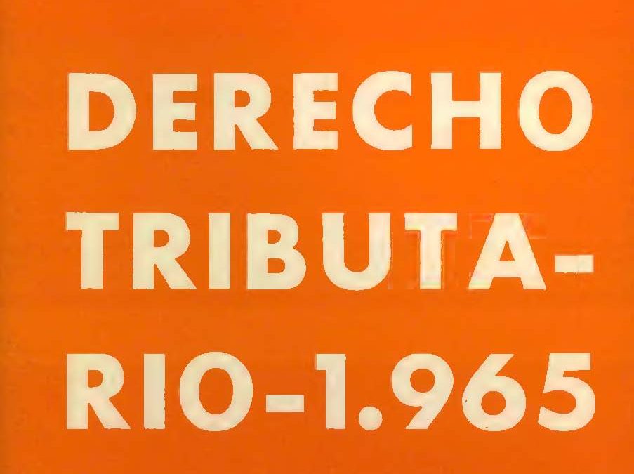 Revista de Derecho Tributario Nº 8 – 1965