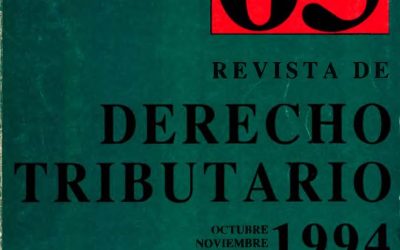Revista de Derecho Tributario Nº 65 – 1994