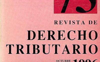 Revista de Derecho Tributario Nº 73 – 1996