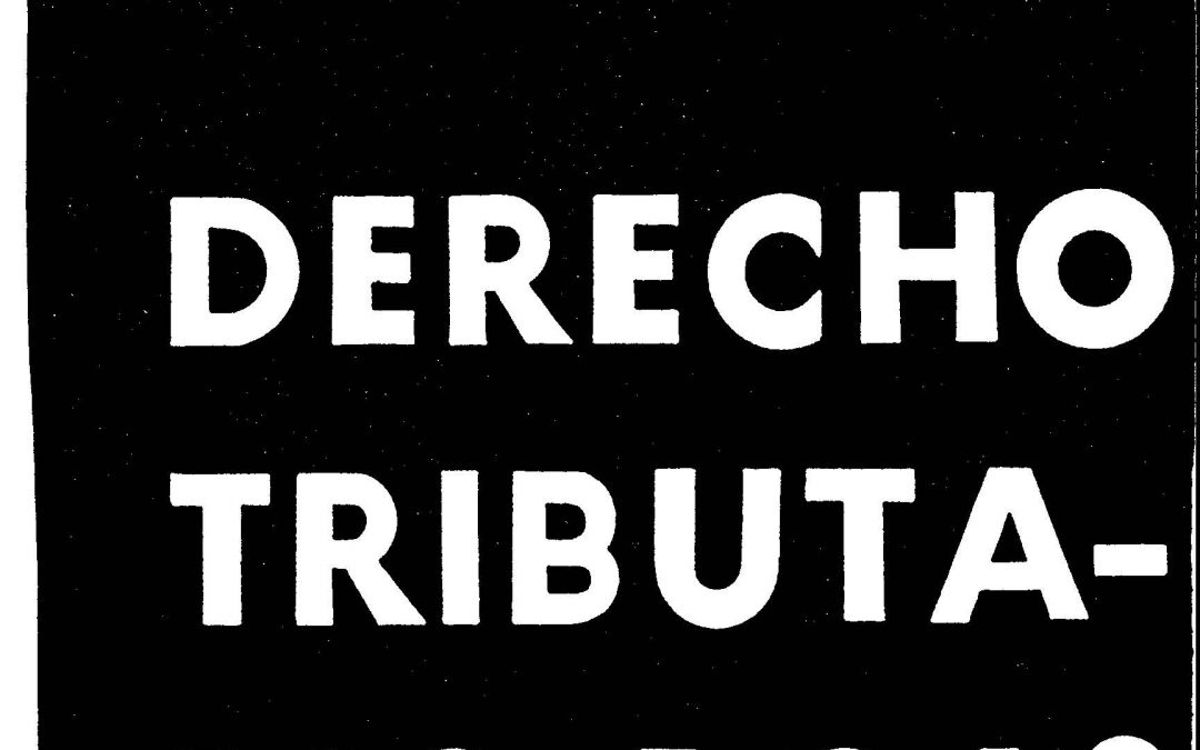 Revista de Derecho Tributario Nº 26 – 1968