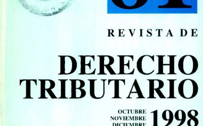 Revista de Derecho Tributario Nº 81 – 1998