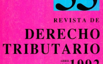 Revista de Derecho Tributario Nº 55 – 1992