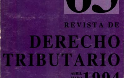 Revista de Derecho Tributario Nº 63 – 1994