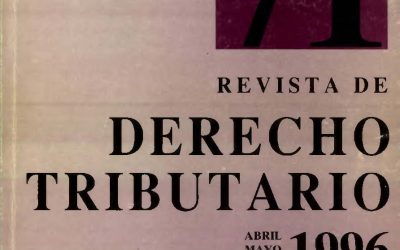 Revista de Derecho Tributario Nº 71 –1996