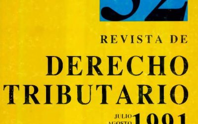 Revista de Derecho Tributario Nº 52 – 1991