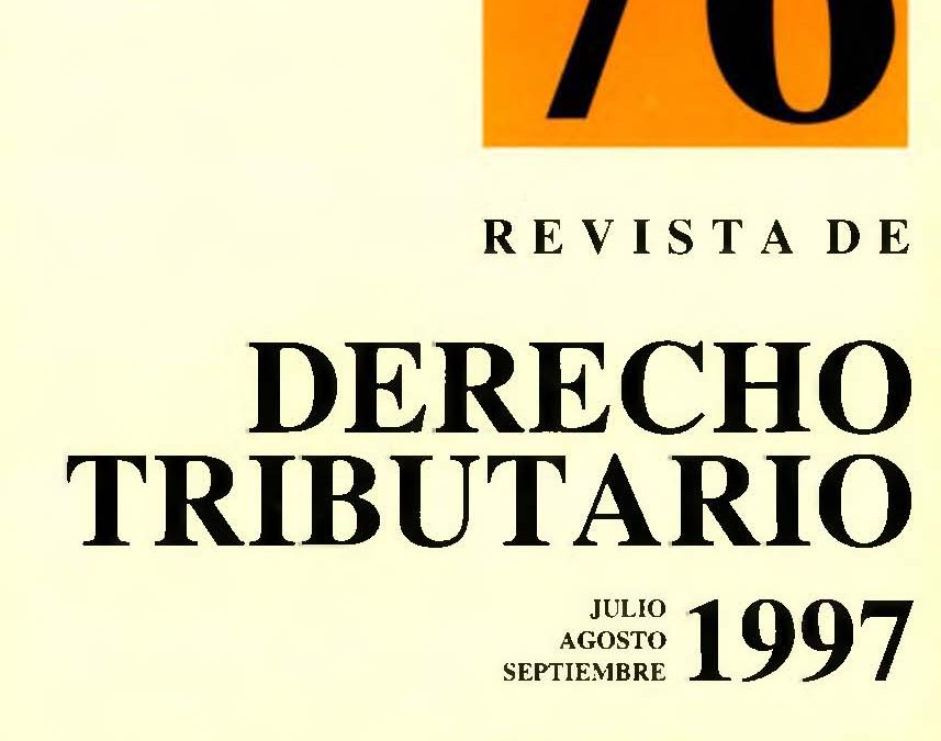 Revista de Derecho Tributario Nº 76 – 1997