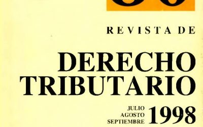 Revista de Derecho Tributario Nº 80 – 1998