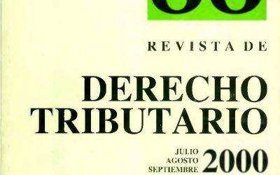 Revista de Derecho Tributario Nº 88 – 2000
