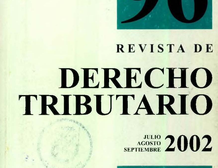 Revista de Derecho Tributario Nº 96 – 2002