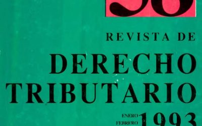 Revista de Derecho Tributario Nº 58 – 1993