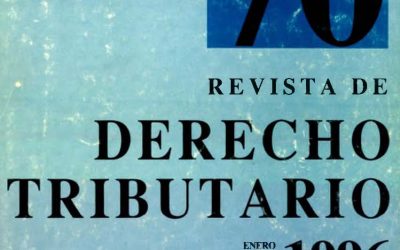 Revista de Derecho Tributario Nº 70 – 1996