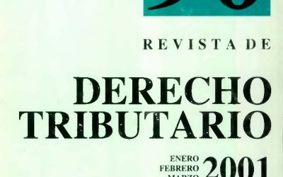 Revista de Derecho Tributario Nº 90 – 2001