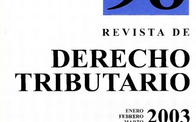 Revista de Derecho Tributario Nº 98 – 2003