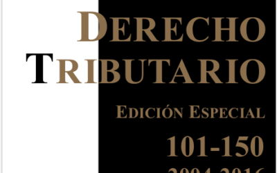 Revista de Derecho Tributario Edición Especial. Índice de las Revistas 101-150