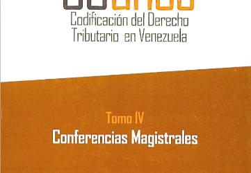 AA.VV., 30 Años de la Codificación del Derecho Tributario Venezolano. Tomo IV: Conferencias magistrales. Memorias de las XI Jornadas Venezolanas de Derecho Tributario, Asociación Venezolana de Derecho Tributario, Caracas, 2012.