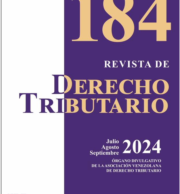 Revista de Derecho Tributario Nº 184 – 2024